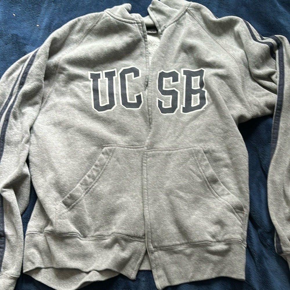 University of California, Santa Barbara / UCSB sweater zip up large